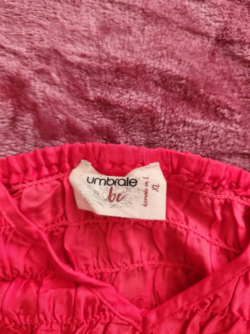 Blusa roja de tirantes Umbrale talla XL - 2