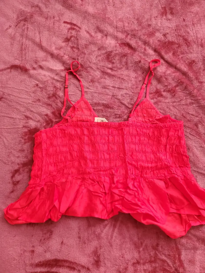 Blusa roja de tirantes Umbrale talla XL - 4