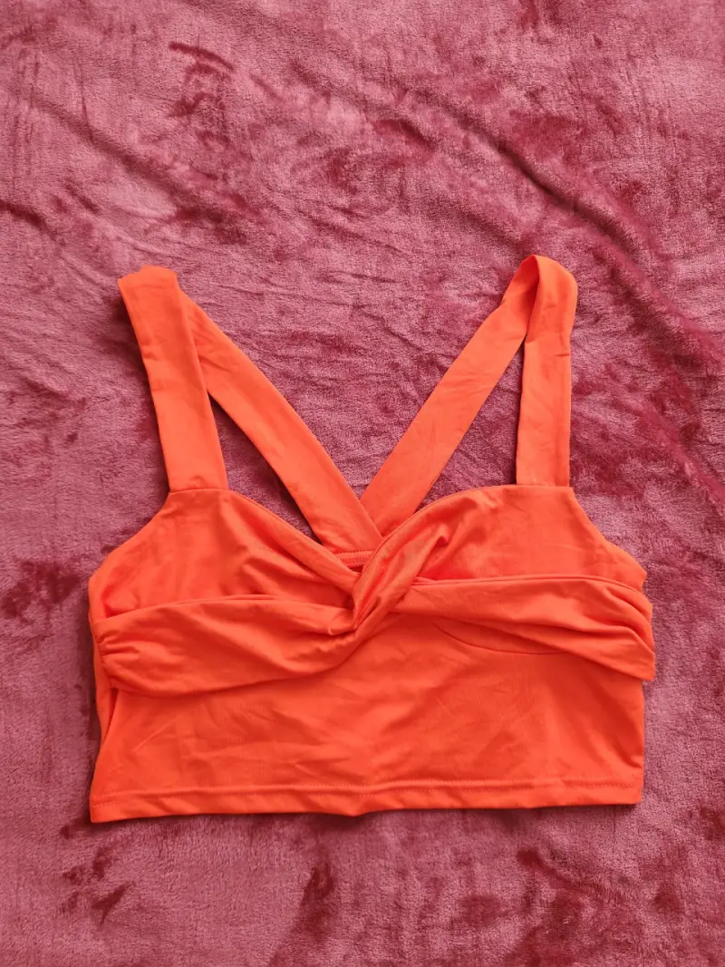 Top naranja cruzado - 1