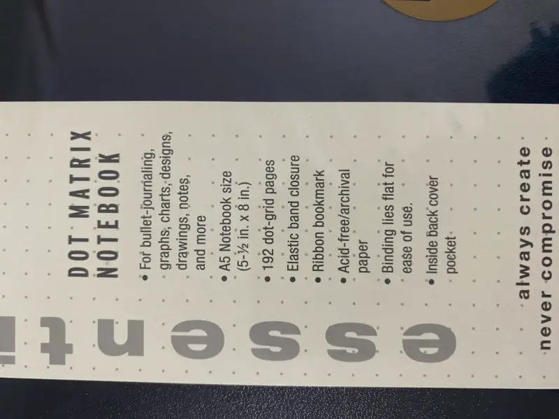 Cuaderno Essentials para Bullet Journal - 2