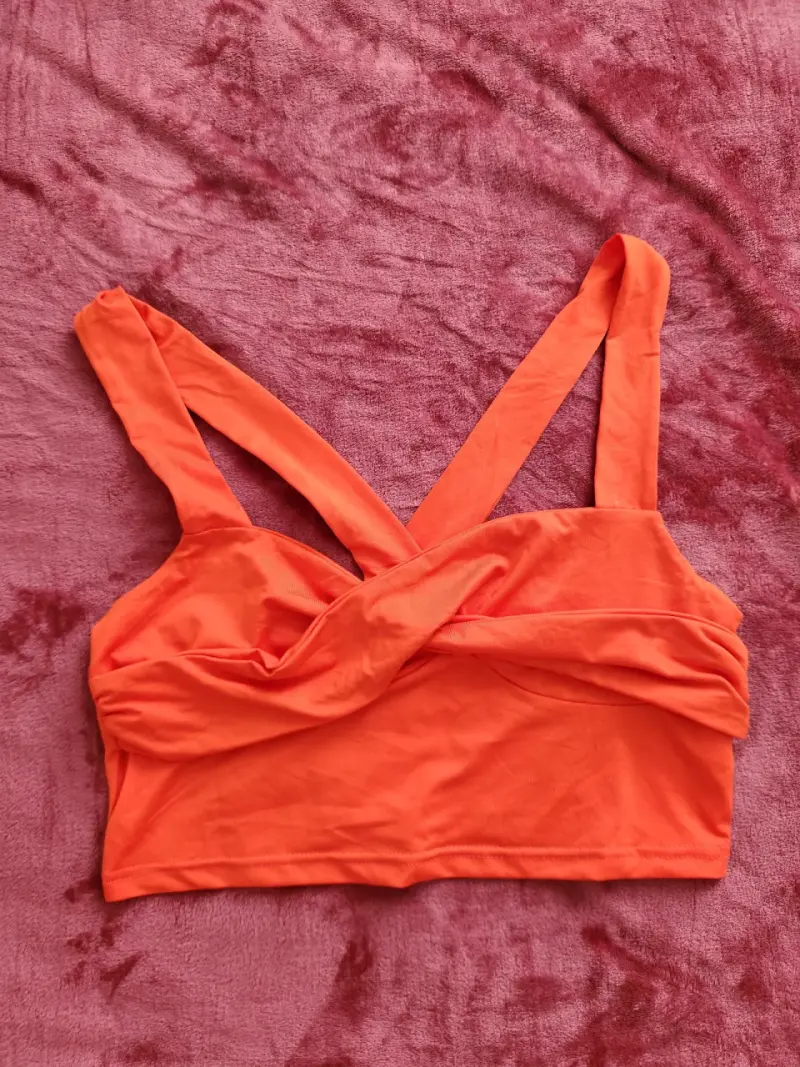 Top naranja cruzado - 2