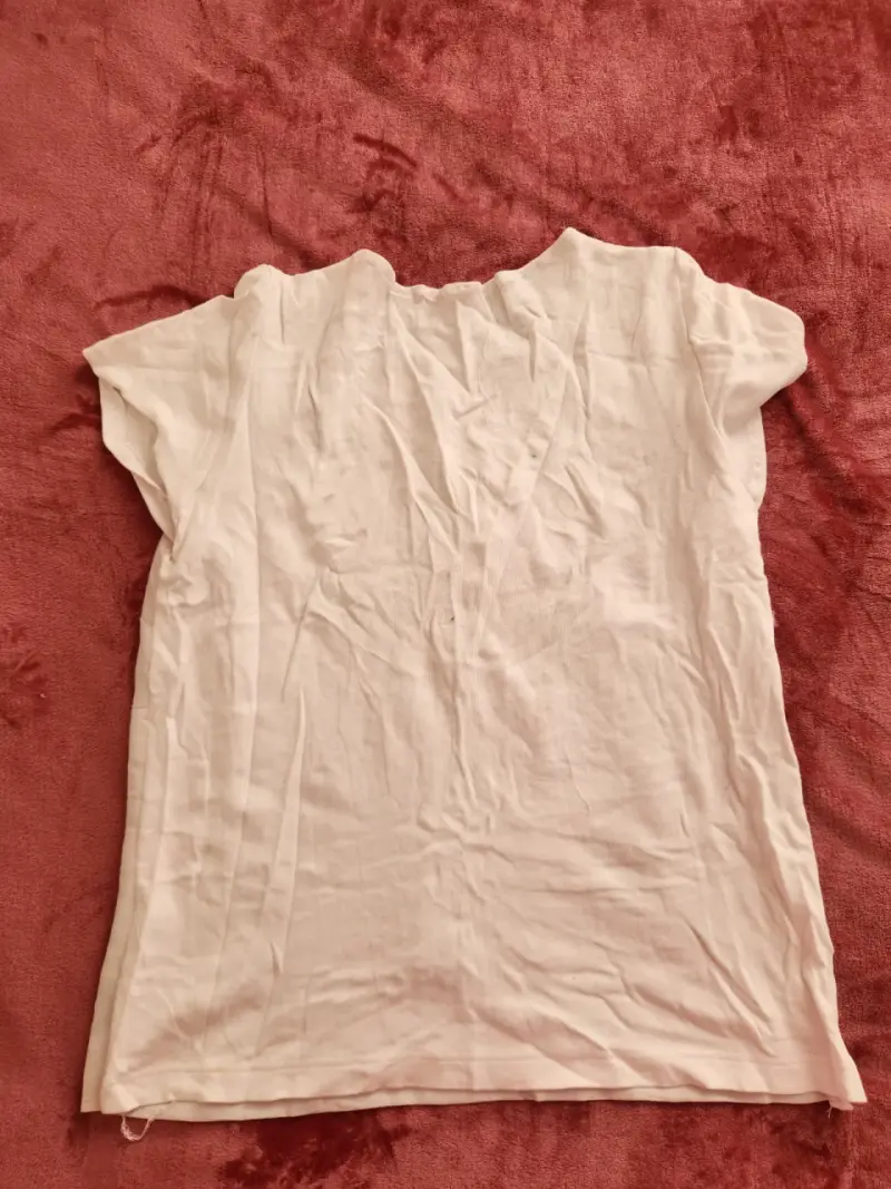 Polera blanca con diseño de flamencos - 3
