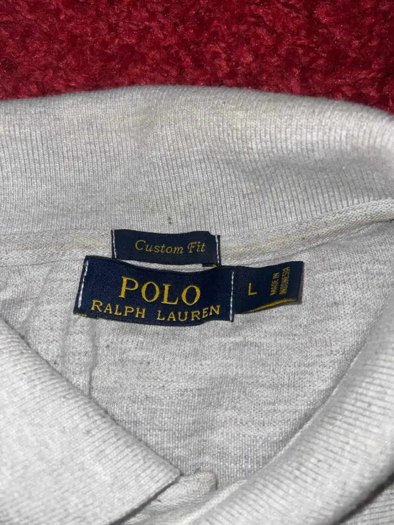 Polera Polo Ralph Lauren Gris Talla L - 2