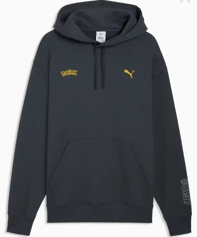 Polerón con capucha Pokémon y Puma gris - 1
