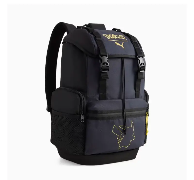 Mochila Puma Pokémon Pikachu Negra - 1