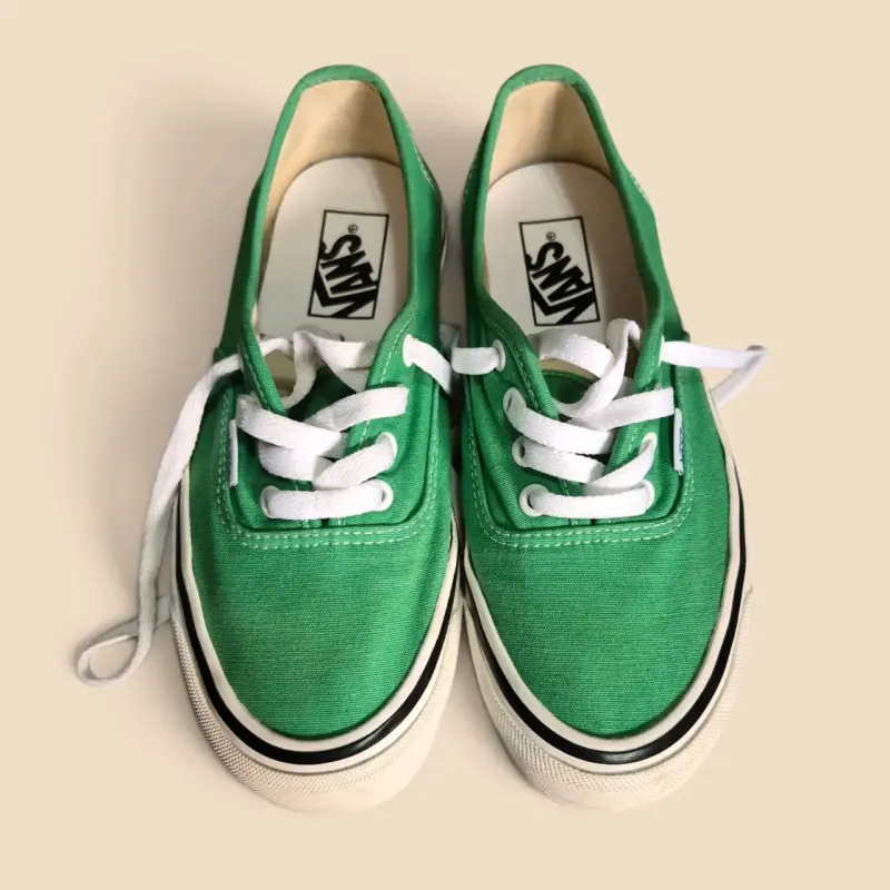 Zapatillas verdes Vans clásicas unisex - 1