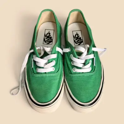 Zapatillas verdes Vans clásicas unisex - miniatura 1