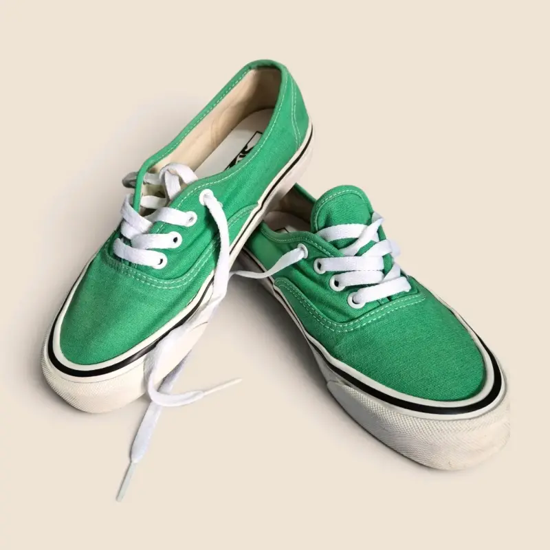 Zapatillas verdes Vans clásicas unisex - 2