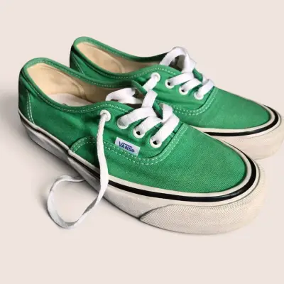 Zapatillas verdes Vans clásicas unisex - miniatura 3
