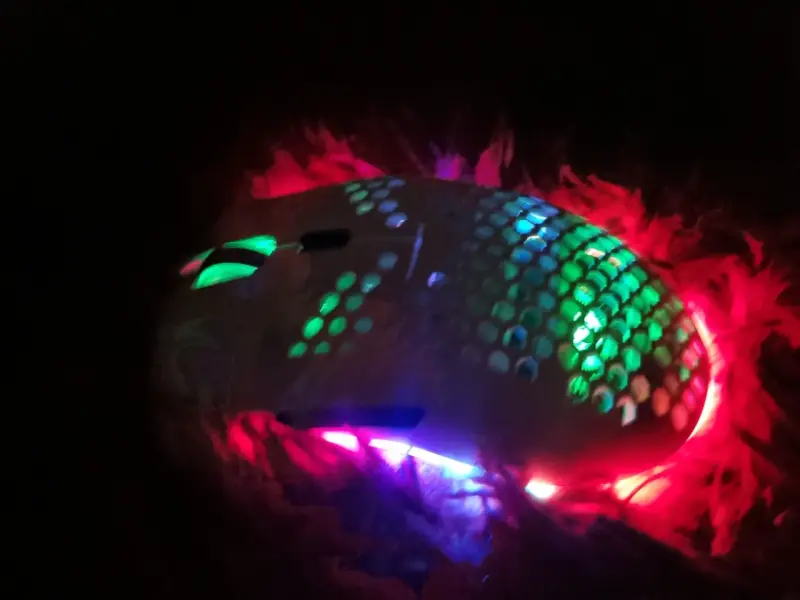 Mouse RGB HXSJ Blanco Bluetooth - 2