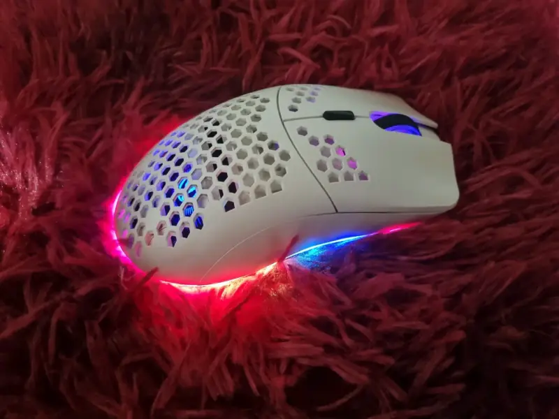 Mouse RGB HXSJ Blanco Bluetooth - 1