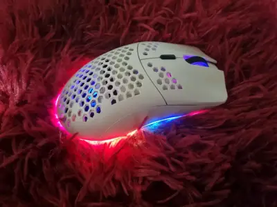 Mouse RGB HXSJ Blanco Bluetooth - miniatura 1