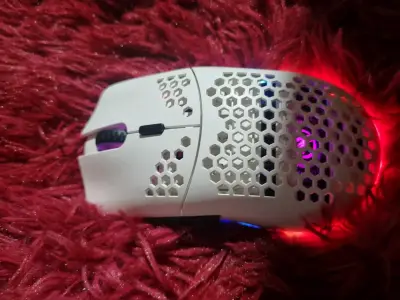 Mouse RGB HXSJ Blanco Bluetooth - miniatura 5