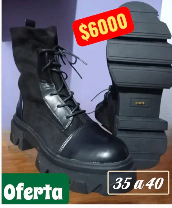 Botas negras talla 35 a 39 - 2