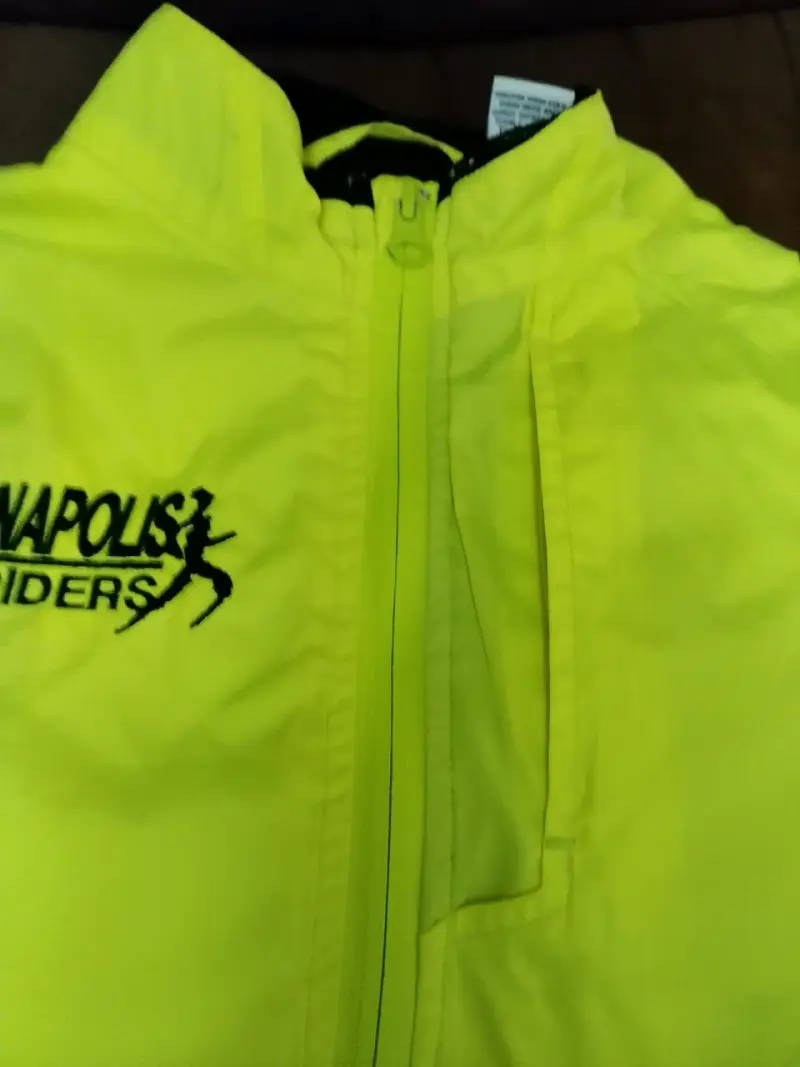 Chaqueta de ciclismo reflectante Best of Times amarilla - 4