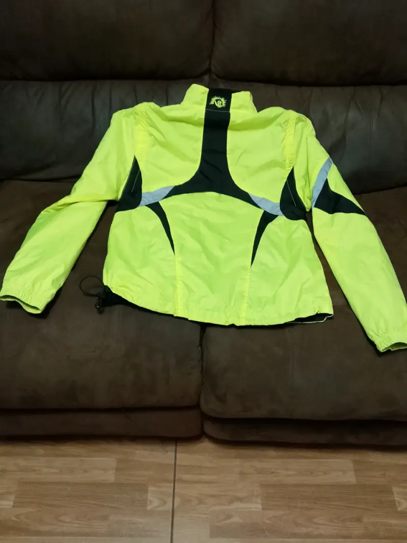 Chaqueta de ciclismo reflectante Best of Times amarilla - 5