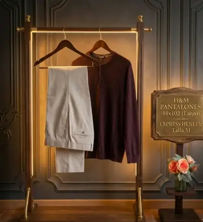 Conjunto de pantalones H&M y suéter Express talla M - miniatura 1