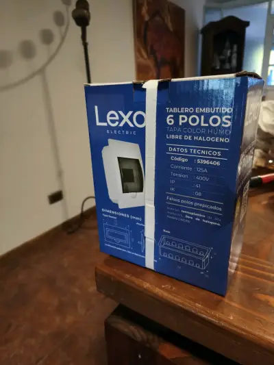 Tablero eléctrico embutido Lexo 6 polos - miniatura 3