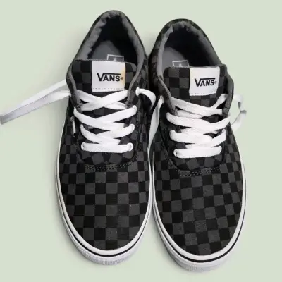 Zapatillas Vans Checkerboard Negro Talla 39 - miniatura 2