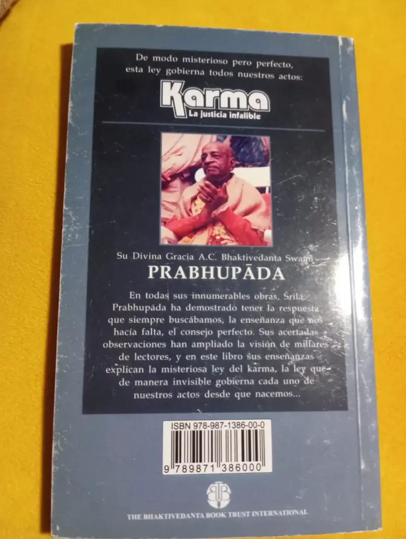 Libro Karma La Justicia Infalible de Prabhupada - 2