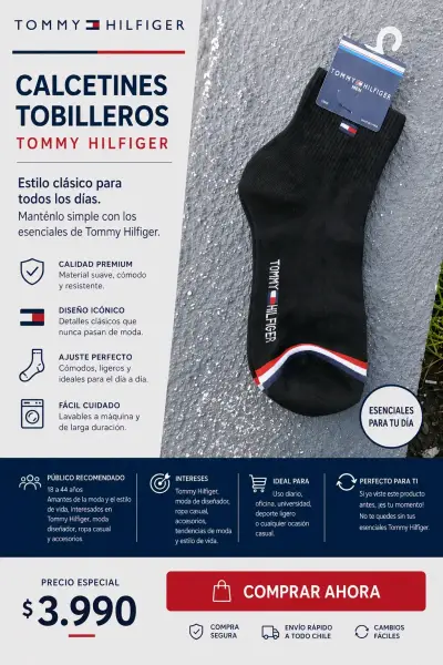 Calcetines tobilleros Tommy Hilfiger - miniatura 1