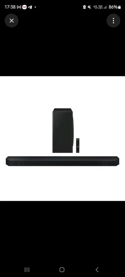 Barra de Sonido Samsung Q800C con Subwoofer - miniatura 1