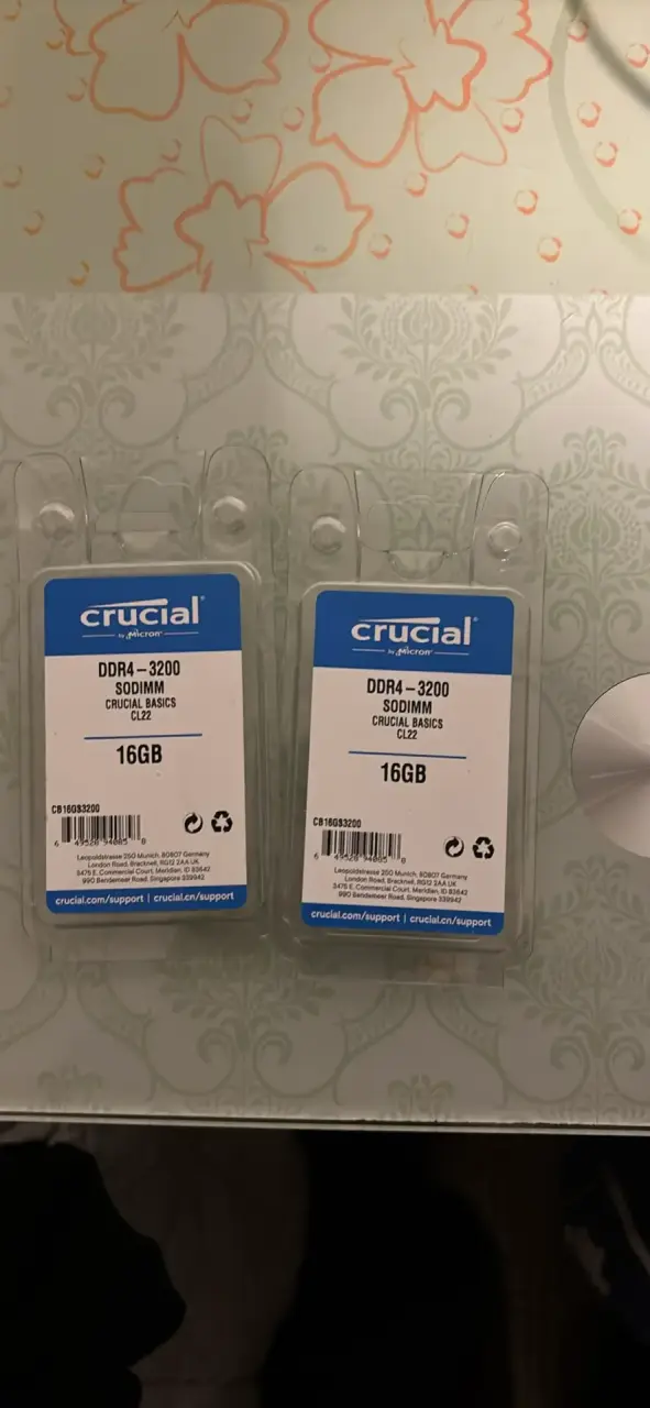 Memoria RAM Crucial DDR4 3200 SODIMM 16GB