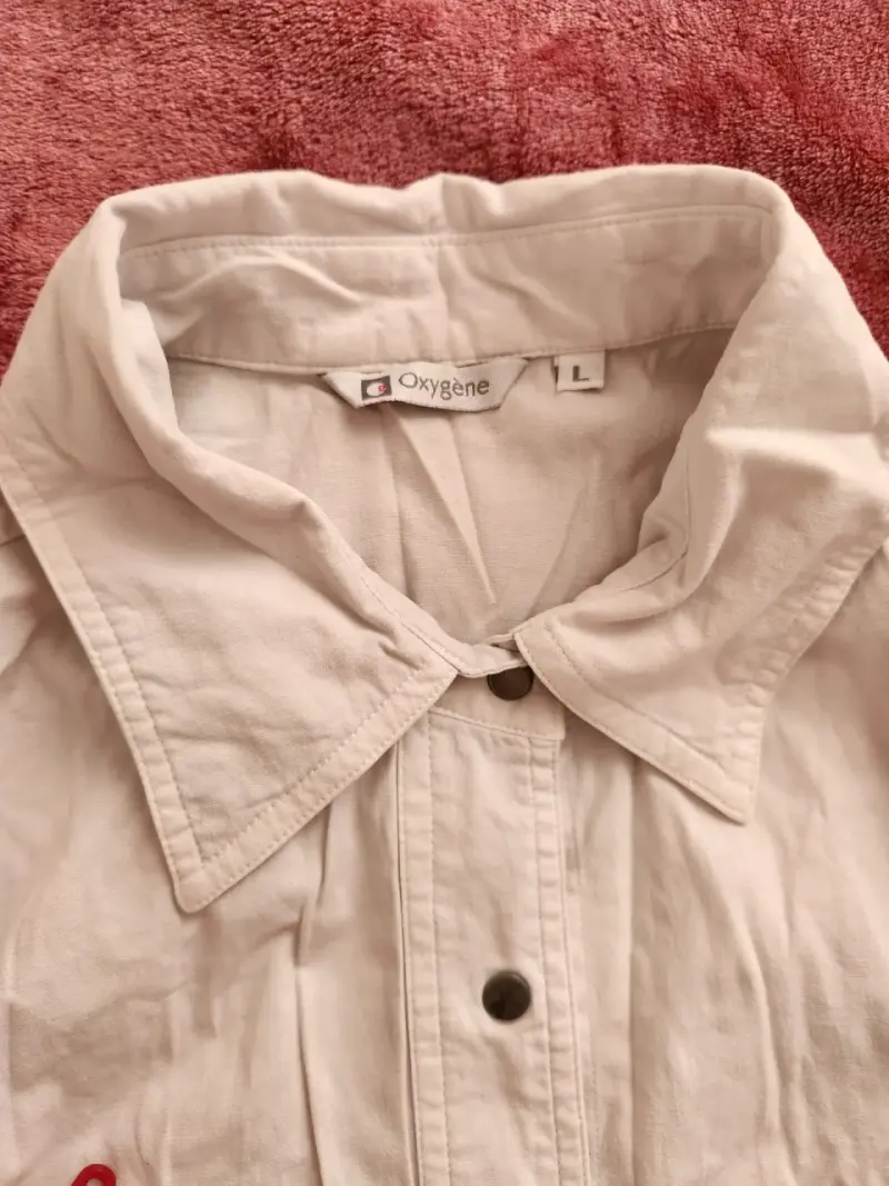 Camisa blanca de algodón - 3