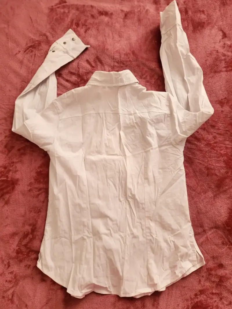 Camisa blanca de algodón - 4