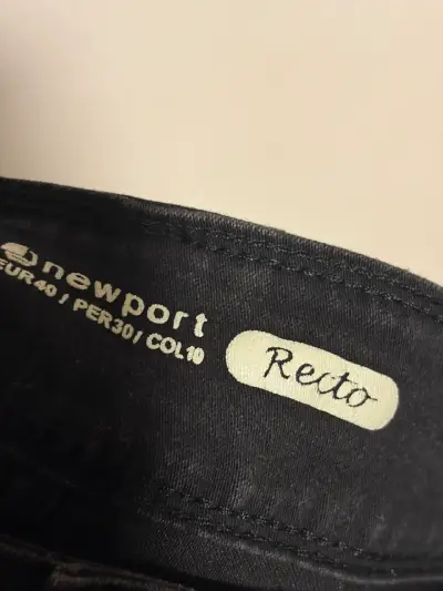 Jeans negros para mujer Newport Basics - miniatura 5
