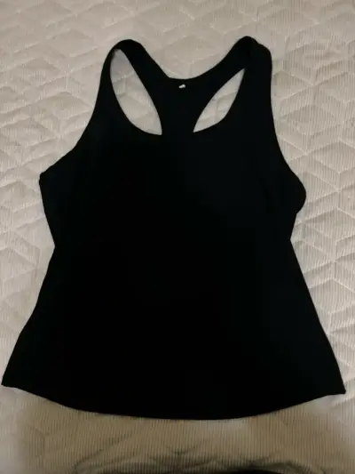 Polera deportiva negra H&M DryMove - miniatura 1