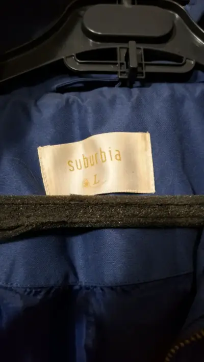 Chaqueta azul para mujer Suburbia talla L L - miniatura 3