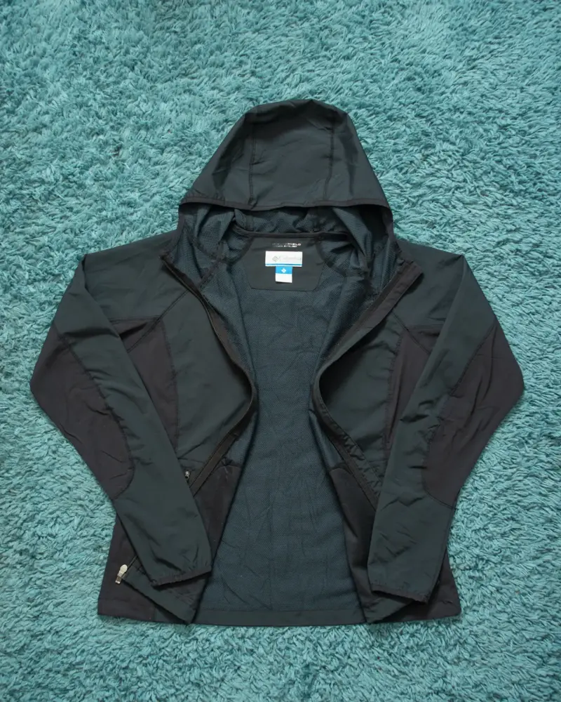 Cortaviento Columbia negro (XL mujer) - 4