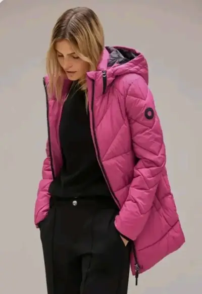 Chaqueta Street One rosa con capucha - miniatura 1