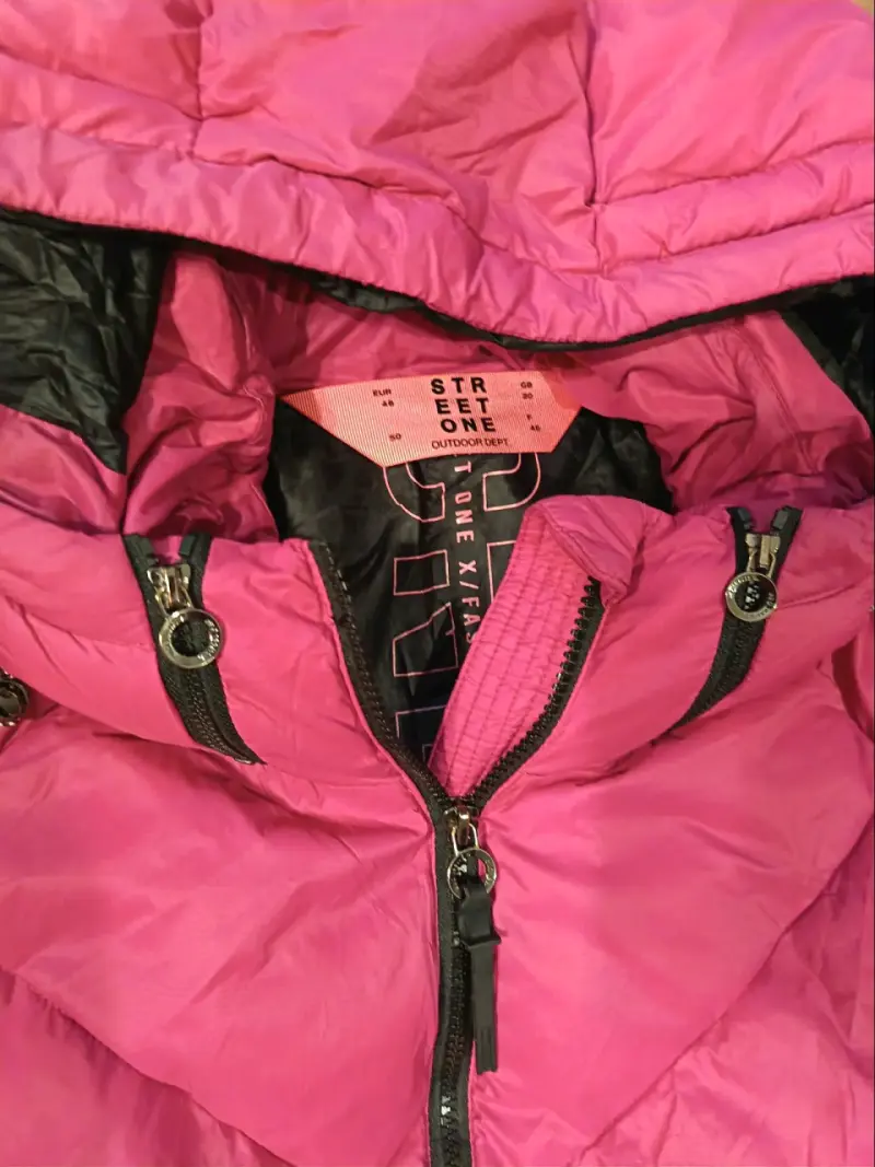 Chaqueta Street One rosa con capucha - 4