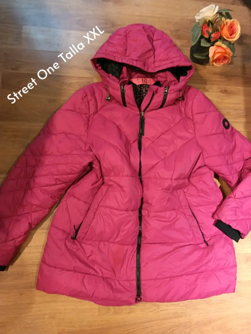 Chaqueta Street One rosa con capucha - 5