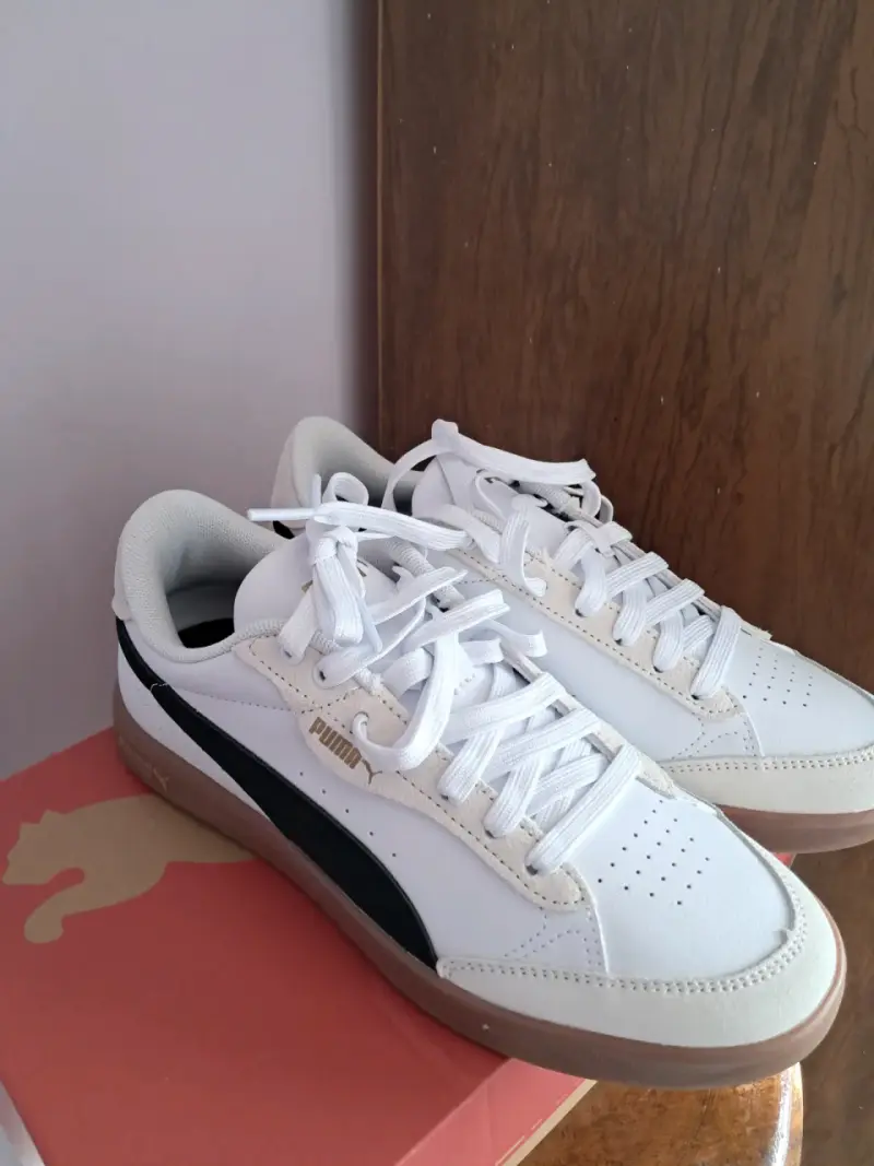 Zapatillas blancas Puma unisex talla 38/24cm - 1