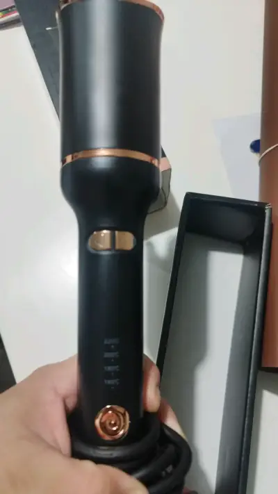 Rizador de Pelo Automático Negro y Dorado - miniatura 1