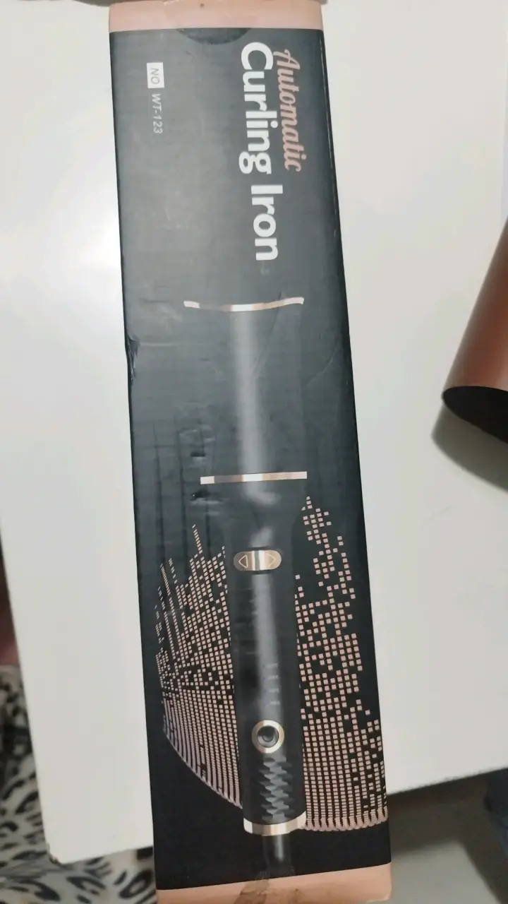 Rizador de Pelo Automático Negro y Dorado - 3