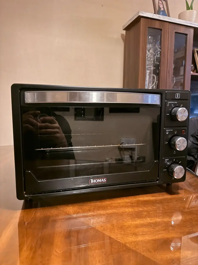 Horno Eléctrico Thomas Negro con Temporizador 25L - 1