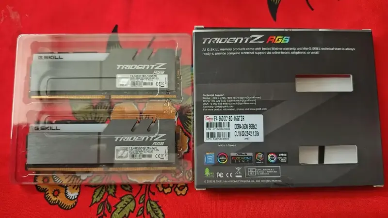 Memoria RAM G.Skill Trident Z RGB 16GB DDR4