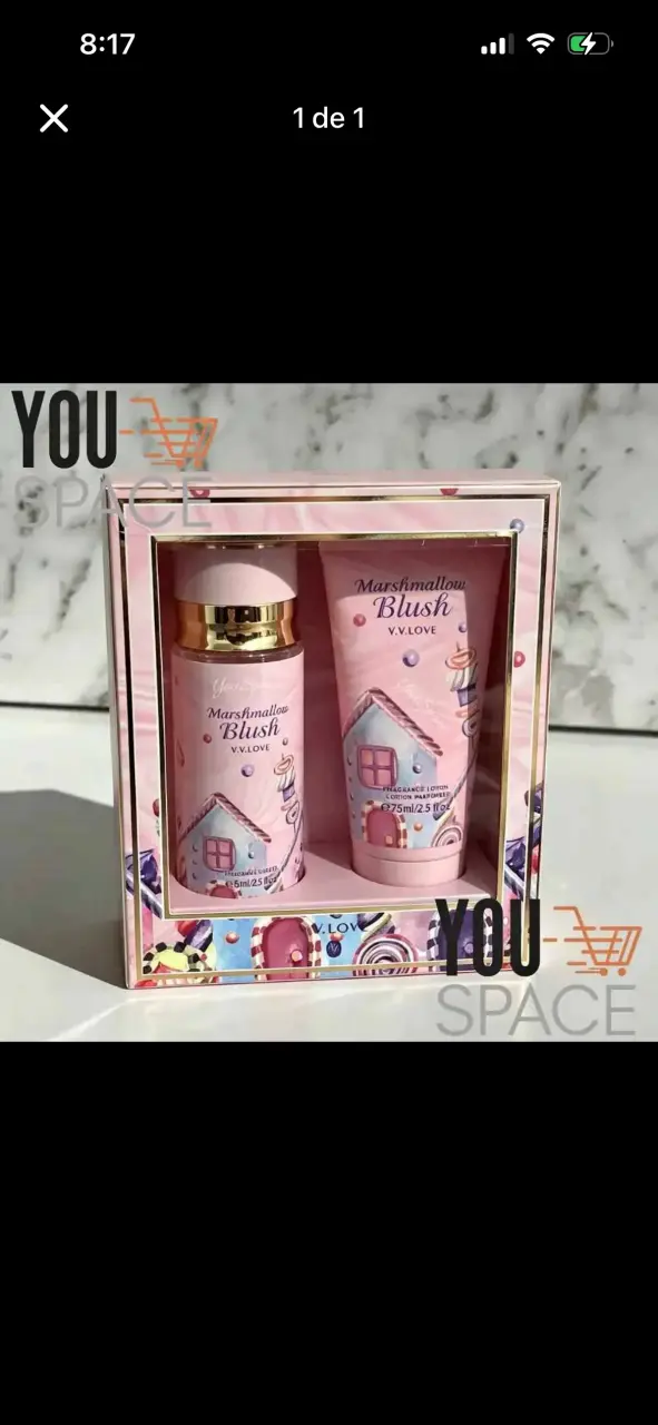 Set de Loción y Perfume Marshmallow Blush V.V. Love - 2