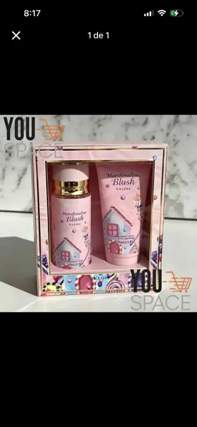 Set de Loción y Perfume Marshmallow Blush V.V. Love - miniatura 2