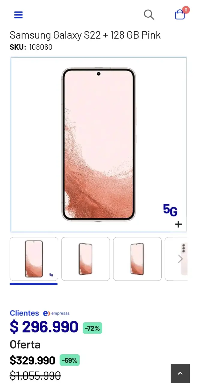 Smartphone Samsung Galaxy S22 - 6
