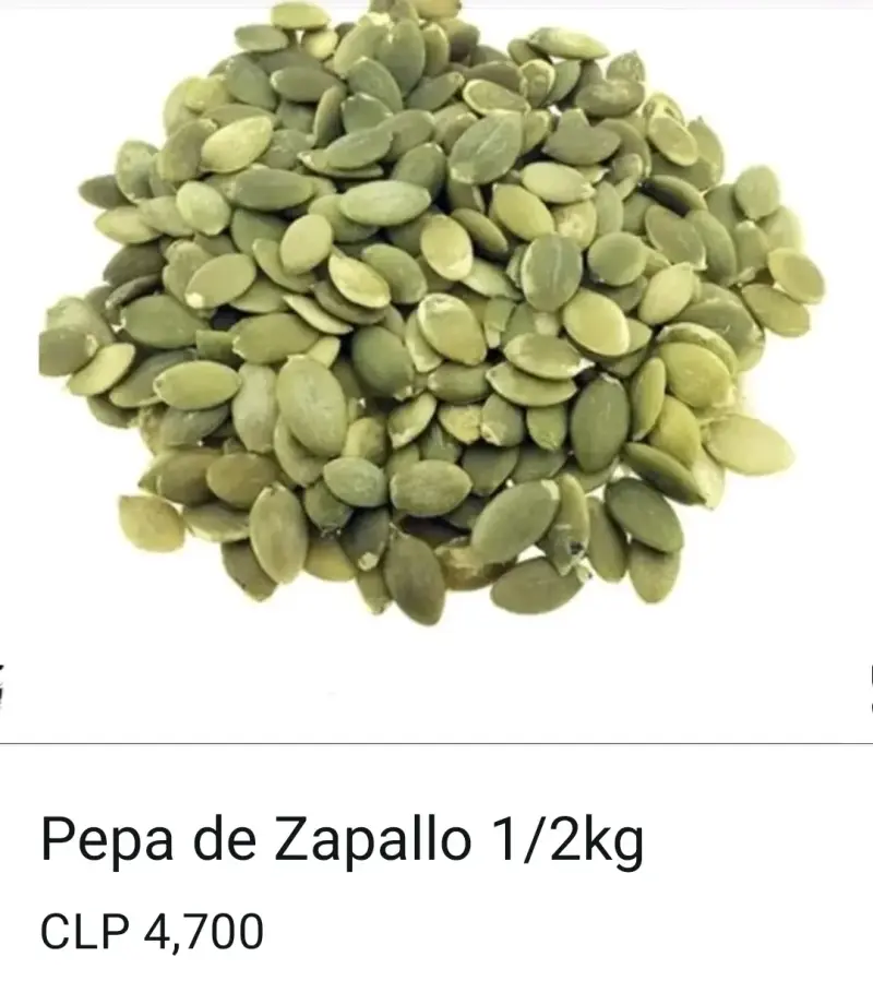 Semillas de Zapallo 1/2kg Naturales