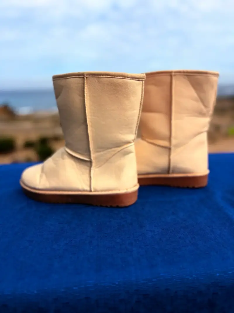 Botas de invierno beige para mujer - 1