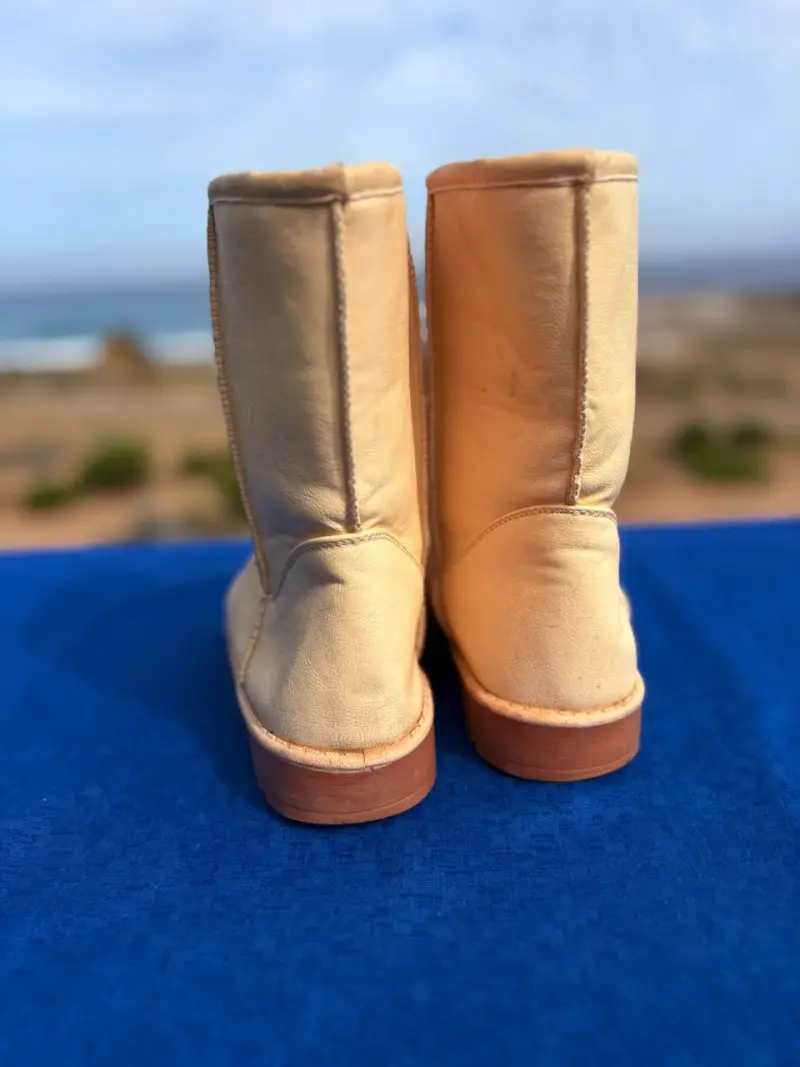 Botas de invierno beige para mujer - 4