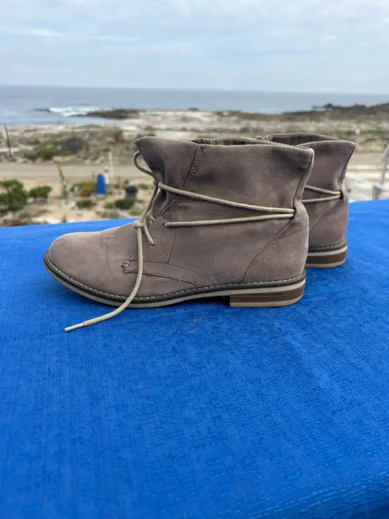 Botines de gamuza gris para mujer Never2 Hot - 3
