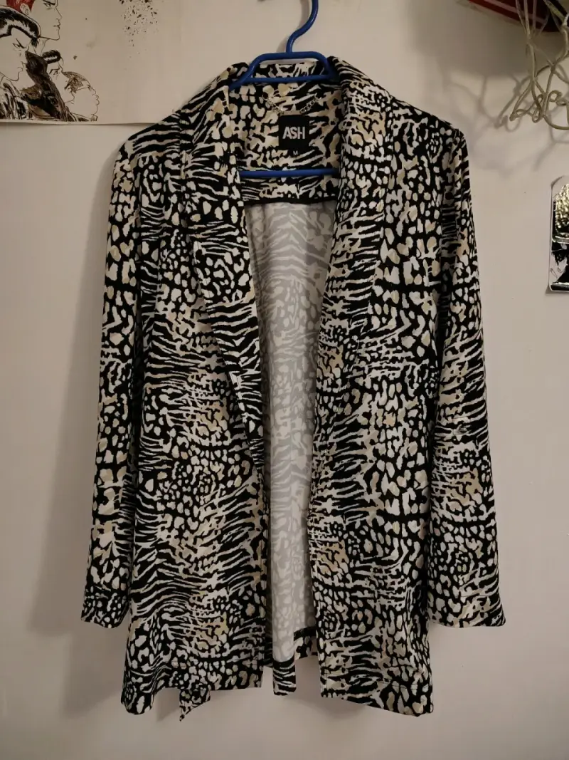Blazer estampado animal print ASH talla M - 1