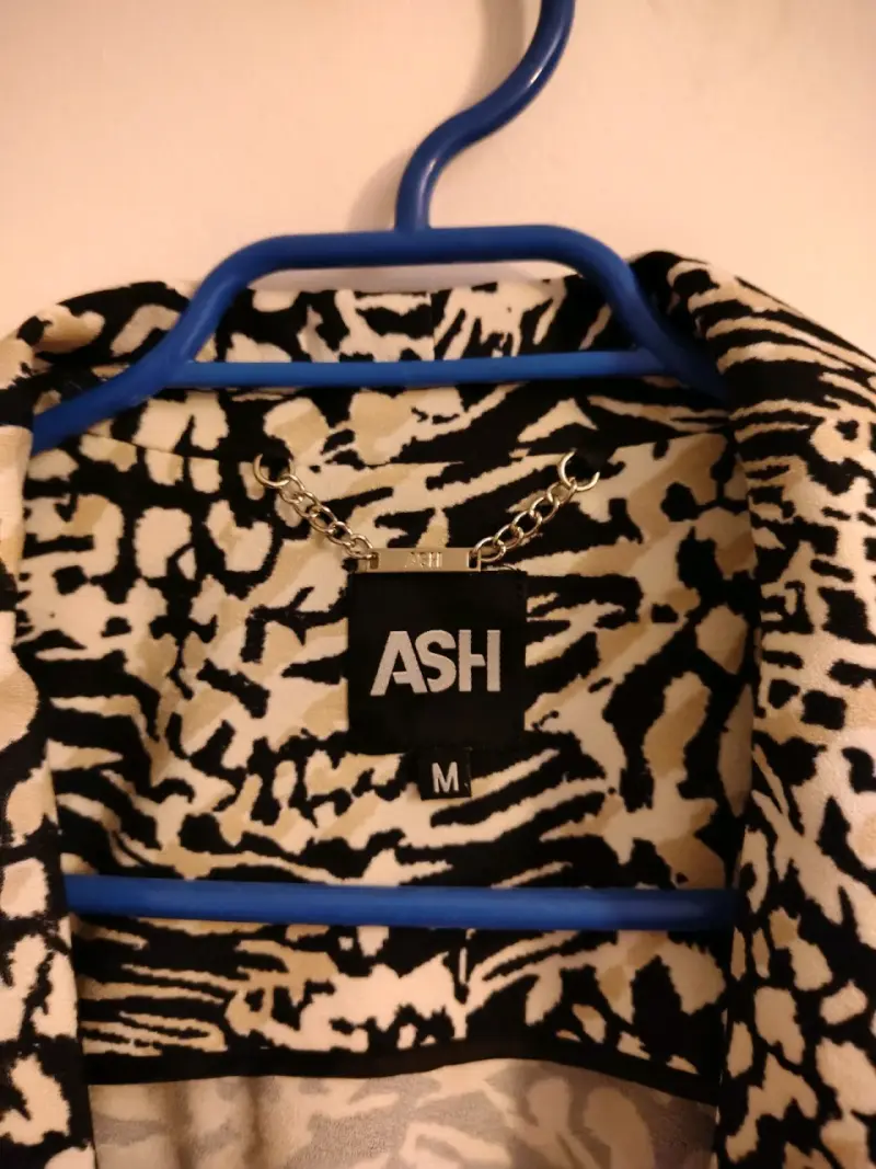 Blazer estampado animal print ASH talla M - 2